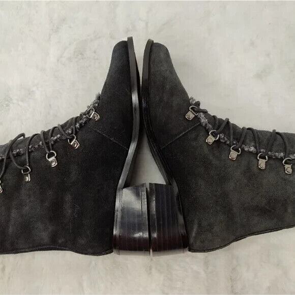 Vintage Black Chunky Y2K Bootie sz US 6 - Picture 7 of 12